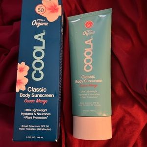 SPF 50  Coola body sunscreen